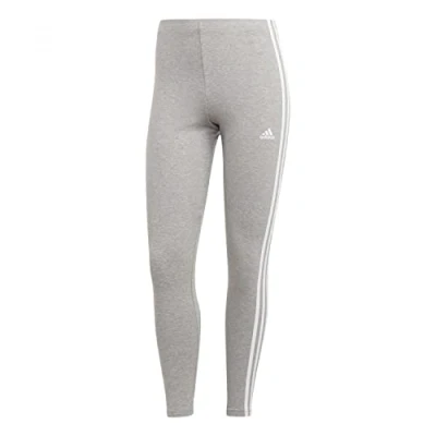 Abbildung von adidas Damen Tights (1/1) W 3S Hw Lg, Medium Grey Heather/White, IC7152, XL