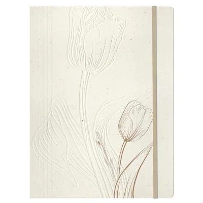 Abbildung von Clairefontaine 813073C Sammelmappe Tulip paper, mit Gummizugverschlus für DIN A4 Dokumenten, 24x32cm, 1 Stück