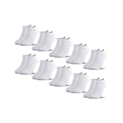 Abbildung von Occulto Jungen &amp; Mädchen Sneaker Socken 10er Pack (Modell: Mikl) Weiß 23 26