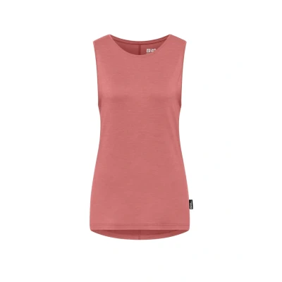 Abbildung von Jack Wolfskin Travel Top, Damen, Größe: XXL, Mineral red heather