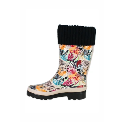 Abbildung von Beck Warmfutter Herbst Gummistiefel, Damen, Größe: 39, Multicolor Schuhe