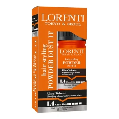 Abbildung von LORENTI TOKYO &amp; SEOUL Powder Wax L4 Ultra Starker Halt 20gr Haarstyling und Volumenpuderwachs mit Matteffekt für Damen Herren Hair Styling Texturising Texture