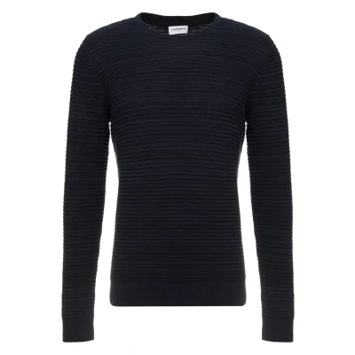 Abbildung von Lindbergh Structure Strickpullover, Herren, Größe: XXL, Navy melange