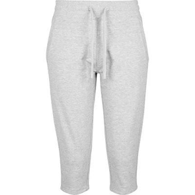 Abbildung von Build Your Brand Damen By067 ladies Terry 3/4 Pants Jogginghose, Charcoal, M EU