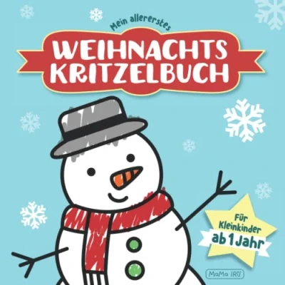 Abbildung von Mein allererstes Weihnachts Kritzelbuch: für Kleinkinder ab 1 Jahr