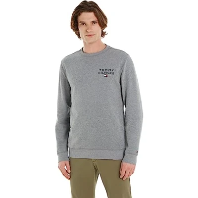 Abbildung von Tommy Hilfiger Track HWK Nachtwäsche Shirt, Herren, Größe: Small, Medium grey heather