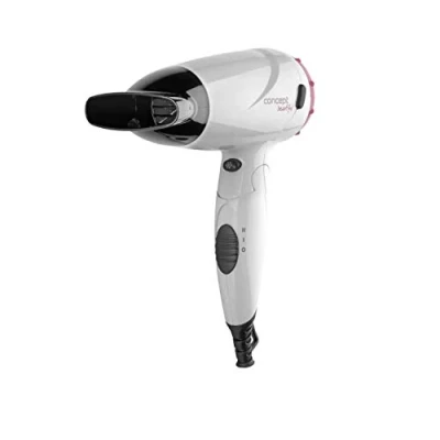 Abbildung von Concept Hausgeräte Beautiful VV5740 Haartrockner Föhn 1500W mit Klappgriff (Rosa)