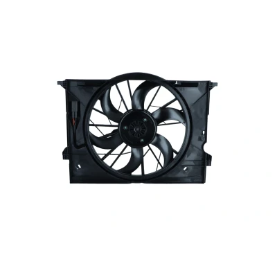 Abbildung von NRF 47854 Lüfter 488 12 400 mit Kühlerlüfterrahmen (Zarge), bürstenloser Motor MERCEDES BENZ: E Class T modell, Saloon