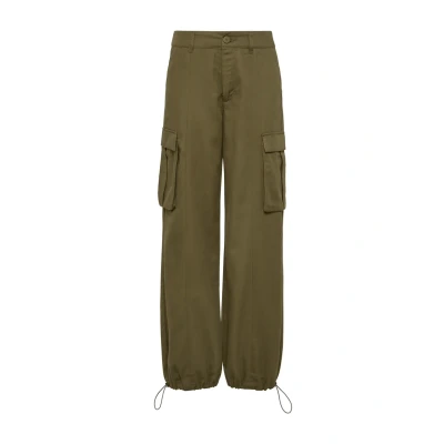 Abbildung von QS Cargohose, Damen, Größe: 34, Olivgrün