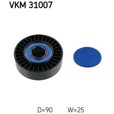 Abbildung von SKF VKM 31007 Umlenkrolle VOLKSWAGEN: Transporter 4 Bus,