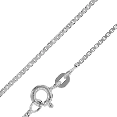 Abbildung von trendor Feine Venezianer Kette 925 Silber 0,9 mm 36 80 cm Halsschmuck für Damen und Herren, Halskette aus Echtsilber, zauberhafte Geschenkidee, 41147 40