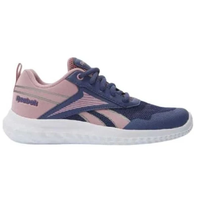 Abbildung von Reebok RUSH Runner 5 Unisex Laufschuh Straße für Kinder, Größe: 34, Twilightpurple/dusty rose/footwear white Schuhe