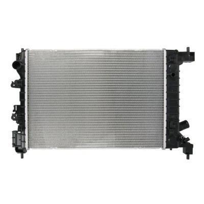 Abbildung von NRF 58504 Kühler, Motorkühlung Aluminium 549 398 16 Kühlrippen gelötet