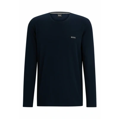 Abbildung von BOSS Herren T Shirt Mix&amp;Match Ls R, Dark Blue403, M