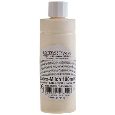 Abbildung von Eulenspiegel 407028 Profi Schminkfarben Latex Milch, 100 ml, Halloween, Karneval, Mottoparty