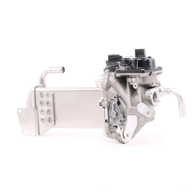 Abbildung von VALEO ORIGINAL PART 700435 AGR Modul mit Kühler, Dichtungen Ventil, Unterdruck Bypass, ohne Schelle VOLKSWAGEN: Multivan 5 (7HM