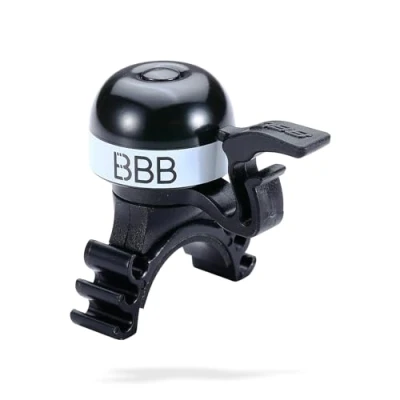 Abbildung von BBB Cycling Bike Bell Fahrradklingel Mini Lenker Sound für Renn und Rennräder Adults Weiß MiniFit 16