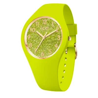 Abbildung von Ice Watch Glitter Uhr, Damen, Größe: Small, Neon lime s