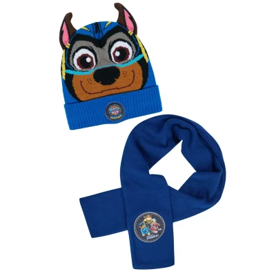 Abbildung von PAW Patrol Patrolset Schal für Kinder, Größe: One Size, Blau