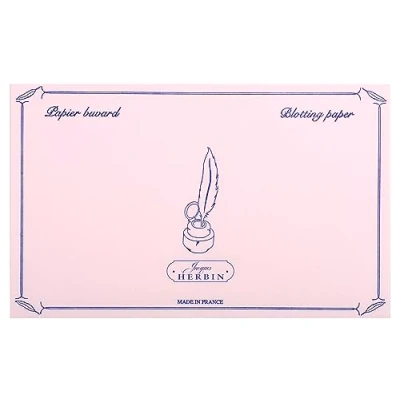 Abbildung von J.Herbin 25560T Löschpapier Packung, 10 Blatt, rosa