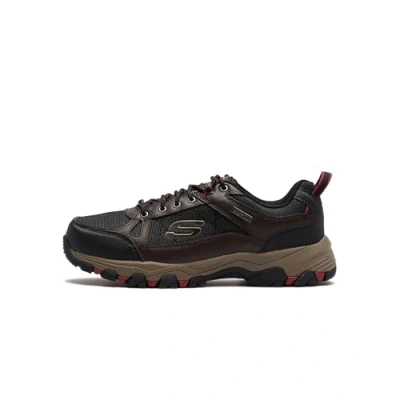 Abbildung von Skechers Herren Selmen Cormack Oxford, Chocolate Black Leather W Synthetic Mesh, 42.5 EU
