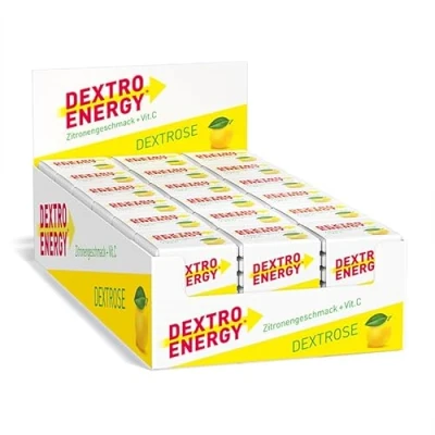 Abbildung von DEXTRO ENERGY WÜRFEL ZITRONE + VITAMIN C (18er Pack) Traubenzucker Würfel mit Kohlenhydraten und Vitaminen zur Unterstützung des Immunsystems, Kohlenhydrat Versorgung im Alltag Beruf