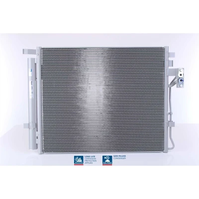 Abbildung von NISSENS 940272 Klimakondensator mit Trockner Aluminium 540 R 134a
