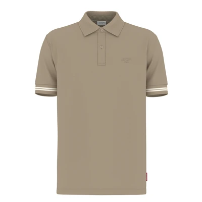 Abbildung von JOOP! Jeans Amare Poloshirt, Herren, Größe: Large, Open brown