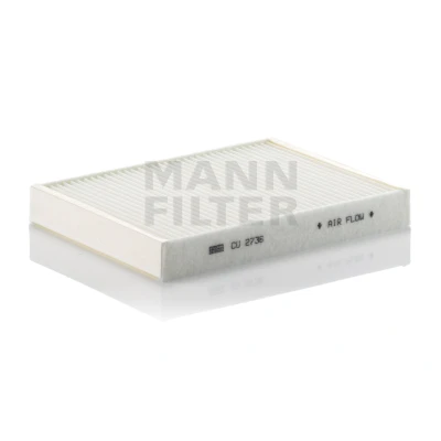 Abbildung von MANN FILTER CU 2736 2 Innenraumfilter Partikelfilter 262 198 32 BMW: 5 Saloon, Touring