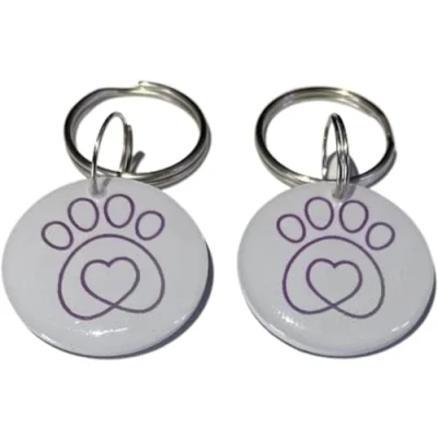 Abbildung von Kompatibel/Ersatz für Petsafe Microchip RFID Halsbandanhänger Disc Key (2 Stück)