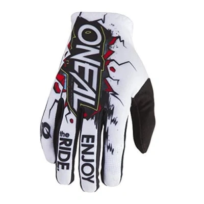 Abbildung von O&#039;NEAL Fahrrad &amp; Motocross Handschuhe MX MTB DH FR Downhill Freeride Langlebige, Flexible Materialien, belüftete Handoberseite Matrix Glove Villain Unisex Schwarz Weiß Größe XL