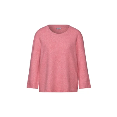 Abbildung von Street One MIT Rundhals Strickpullover, Damen, Größe: 36, Rosa