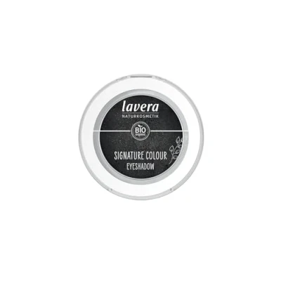 Abbildung von lavera Signature Colour Eyeshadow Black Obsidian 03 schwarz Bio Mandelöl &amp; Vitamin E Vegan matt Intensive Farbabgabe (1 Stück), 1.7 gramm