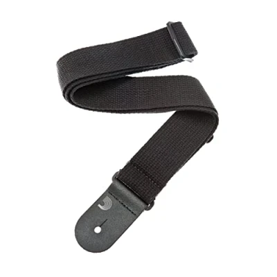 Abbildung von D&#039;Addario Planet Waves 50CT00 Baumwollgurt Cotton Strap Collection Black Länge: 1530mm Breite: 50mm