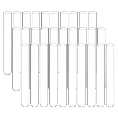 Abbildung von stonylab Glas Teströhrchen, Transparente Borosilikatglas Rundbodenröhrchen mit 20 mm Durchmesser und 150 Länge für Laborgebrauch, 30er Pack