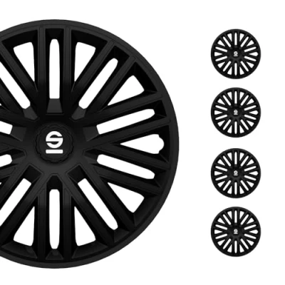 Abbildung von SPARCO Bergamo SPC1485BK Radblenden 14Zoll schwarz