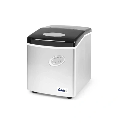 Abbildung von HENDI Eiswürfelbereiter 12 kg / 24 h, 100 Eiswürfel 30 x 37 38 cm Edelstahl 120 W Gastro, Eiswürfelmaschine