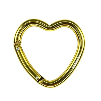 Abbildung von munkees, Herzkarabiner, Schlüsselanhänger (Gold)