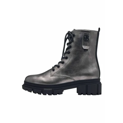 Abbildung von s.Oliver Plateaustiefelette, Damen, Größe: 38, Pewter Schuhe