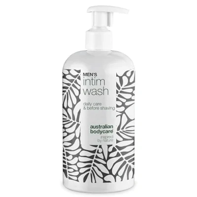 Abbildung von Intimwaschgel für Männer (500 ml) gegen Irritationen, Juckreiz und Geruch Mit 4 Terpineol bekannt aus Teebaumöl, Kakadu Pflaume Glycerin