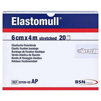Abbildung von Elastomull 6 cmx4 m elastisch Fixierb.2100