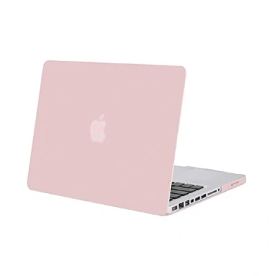 Abbildung von MOSISO Hülle Kompatibel mit MacBook Pro 13 Zoll Alte Version (Modell: A1278, CD ROM) Early 2012/2011/2010/2009/2008, Plastik Hartschale Schutzhülle Case Cover, Rosenquarz