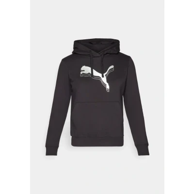 Abbildung von PUMA Unisex ESS Metallic Hoodie FL Kapuzenpullis, Black Silver,