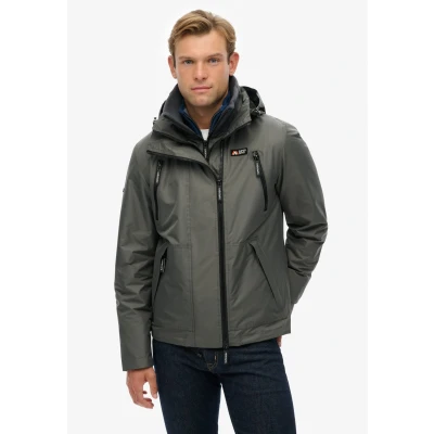 Abbildung von Superdry M5012100A Graue Windschutzjacke Mit Kapuze Herren