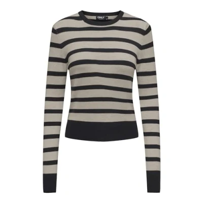 Abbildung von Only Damen Onlvenice Life Ls Oneck Pullover Nca KNT, Whitecap Gray, S
