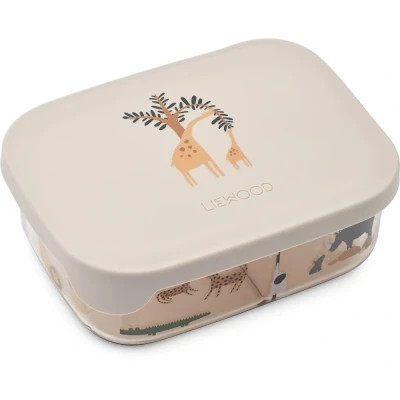 Abbildung von Liewood Arthur Lunch BOX Unisex Brotdose für Kinder, Größe: One Size, All together/sandy