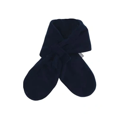 Abbildung von Sterntaler Kleinkind Unisex Schal Baby Kinder Melange Schal, Kinderschal aus Microfleece (recycelt) marine, 80