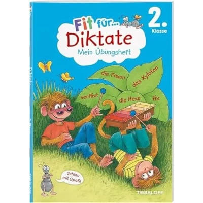 Abbildung von Fit für Diktate 2. Klasse. Mein Übungsheft Kurzdiktate und länger Mit Stickerbogen zur Motivation: Genau hinhören richtig schreiben (Fit die Schule Übungsheft)