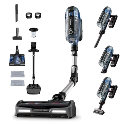 Abbildung von Rowenta X Force Flex 14.60 Aqua, Kabelloser Staubsauger mit Wisch Funktion, Gelenk, bis zu 200 AirWatt und 70 min Akku Laufzeit, RH99C3WO