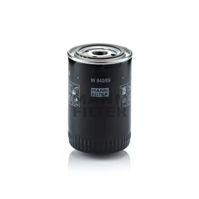 Abbildung von MANN FILTER W 940/69 Ölfilter M 22 X 1.5 mit einem Rücklaufsperrventil Anschraubfilter IVECO: DAILY 4, 5 Pritsche/Fahrgestell